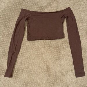 Hollister off the shoulder crop top